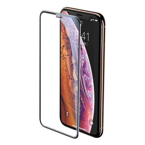 Защитное стекло Baseus Full-screen Curved Tempered для iPhone X/Xs Black в Теле2