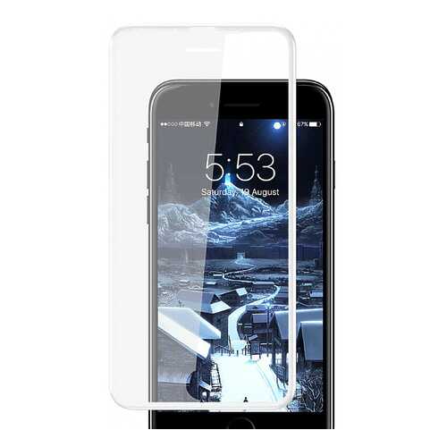 Защитное стекло Baseus Silk-screen Tempered (SGAPIPH7S-ZD02) для iPhone 6/6S/7/8 (White) в Теле2