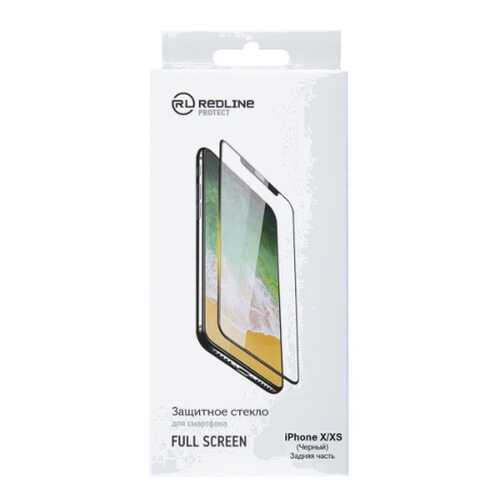 Защитное стекло для смартфона Red Line для iPhone X/XS, FullScreen TG Black Back в Теле2