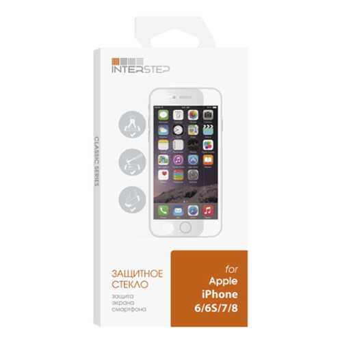 Защитное стекло InterStep для Apple iPhone 6/ 6S/ 7/ 8 (IS-TG-IPHO678CC-000B202) в Теле2