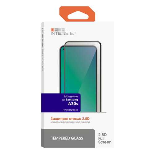 Защитное стекло InterStep FSC для Galaxy A30s Black в Теле2