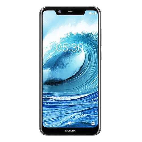 Защитное стекло Zibelino для Nokia 5.1 Plus Black в Теле2