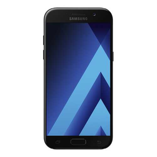 Защитное стекло Zibelino для Samsung A3 2017 (A320) Black в Теле2