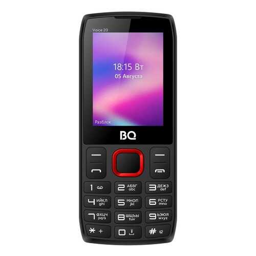 Мобильный телефон BQ 2400L Voice 20 Black/Red в Теле2