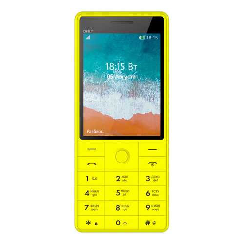 Мобильный телефон BQ 2815 Only Yellow в Теле2