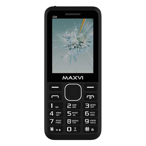 Мобильный телефон Maxvi C25 Black в Теле2