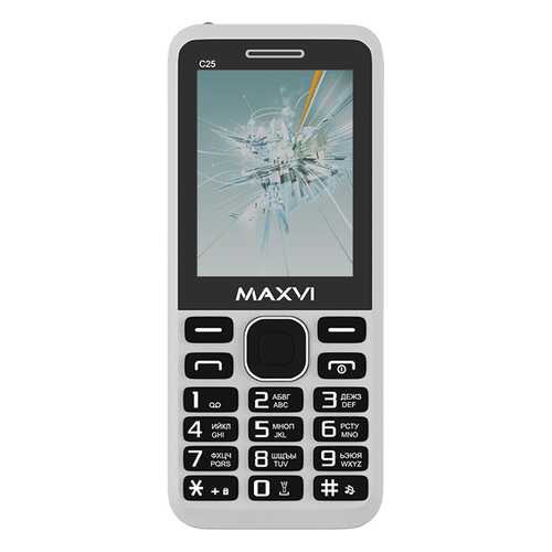 Мобильный телефон Maxvi C25 White в Теле2