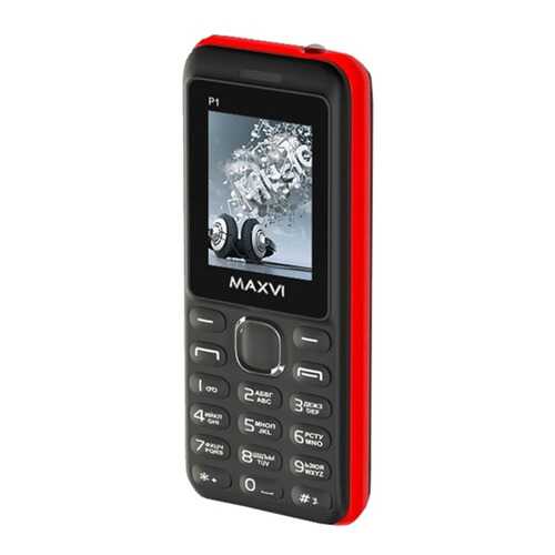 Мобильный телефон Maxvi P1 (2 SIM) Black/Red в Теле2