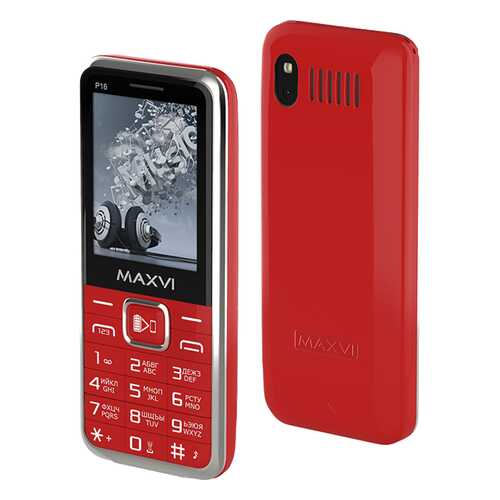 Мобильный телефон Maxvi P16 Red в Теле2