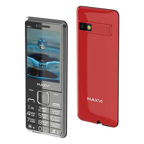 Мобильный телефон Maxvi X650 Red в Теле2