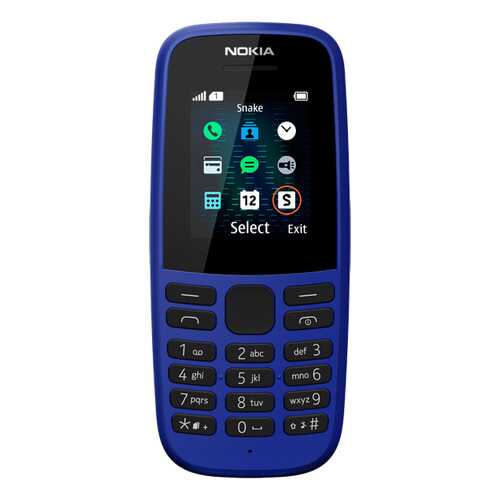 Мобильный телефон Nokia 105SS (ТА-1203) Blue в Теле2