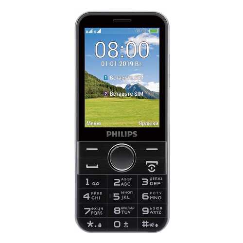 Мобильный телефон Philips Xenium E580 Black в Теле2