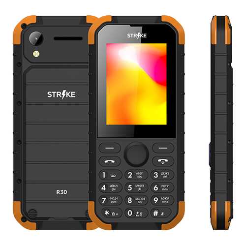 Мобильный телефон STRIKE R30 Black/Orange в Теле2