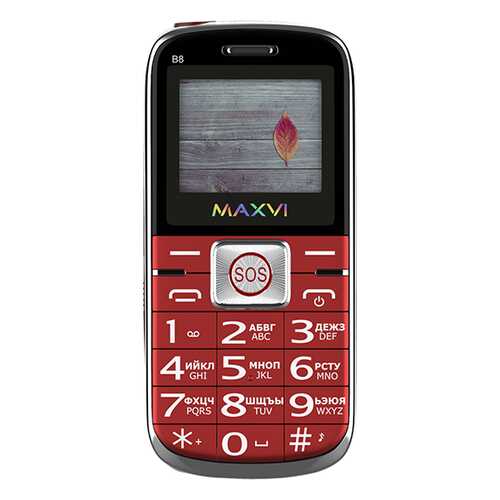 Мобильный телефон Maxvi B8 Red в Теле2