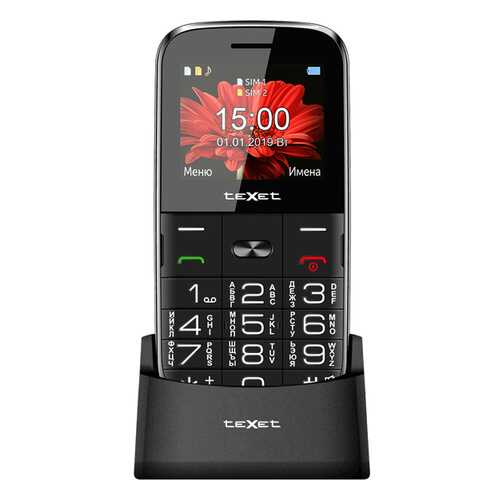 Мобильный телефон teXet TM-B227 Black в Теле2