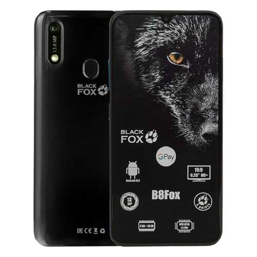 Смартфон Black Fox B8 NFC 16Gb Black в Теле2