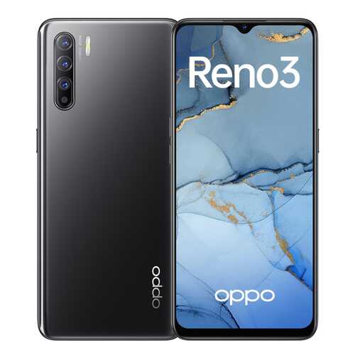 Смартфон Oppo Reno3 Midnight Black (CPH2043) в Теле2