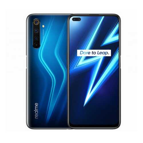 Смартфон Realme 6 Pro 8+128GB Lightning Blue (RMX2063) в Теле2