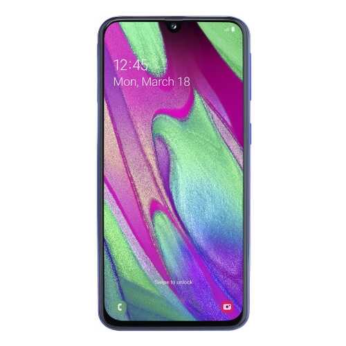 Смартфон Samsung Galaxy A40 (2019) 64Gb Blue (SM-A405F) в Теле2