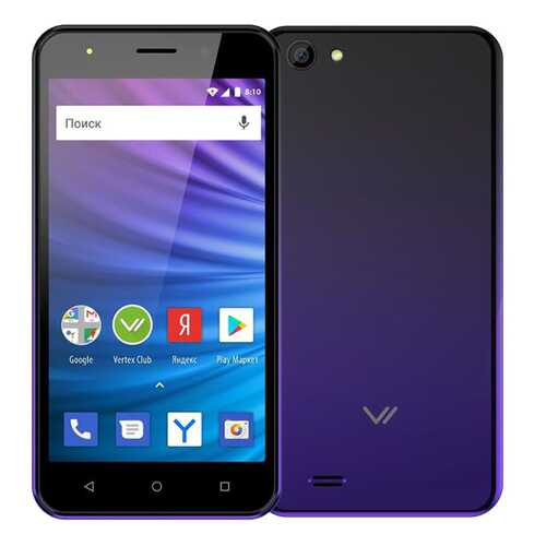 Смартфон Vertex Luck L100 3G Dark Blue в Теле2